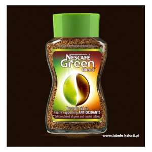 Kawa Nescafe Green blend Nescafe kalorie warto ci od ywcze