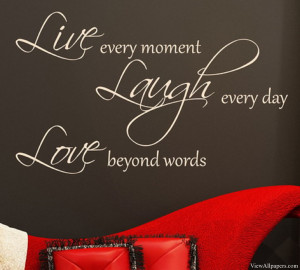 Live Every Moment Quote High Resolution Wallpaper, Free download Live ...