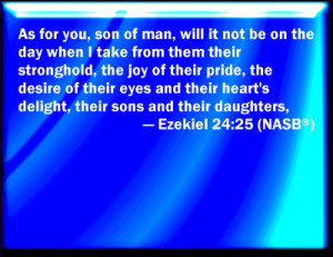 Ezekiel 24:25 Bible Verse Slides
