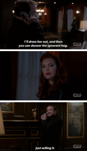gifset] 9x21 King Of The Damned #SPN #Crowley #Abaddon