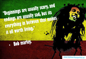 Beginnings are usually scary, and endings are usually sad, but its ...