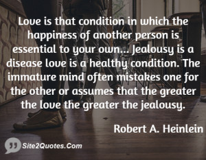 Love Quotes - Robert A. Heinlein