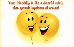 friendship spread happiness all around