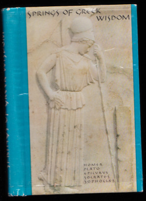 ... of GREEK WISDOM gift BOOK Epicurus Homer Plato Socrates Sophocles
