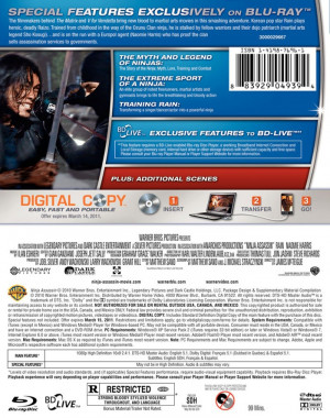 Ninja Assassin (US - DVD R1 | BD)