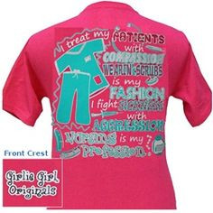 Girlie Girl Originals - Nurse - Color Pink T-Shirts - Gray & Holt Dry ...