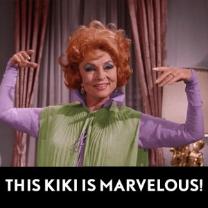 Doesn’t it look like Endora is saying that? Kiki with Bewitched ...
