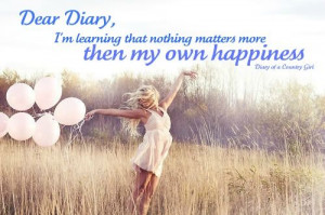 Diary Country Girl Tumblr Dear