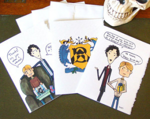 ... Greeting Cards Happy 3-Pack - BBC Sherlock Holmes - Thank You Birthday