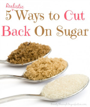 Are you trying to cut back on sugar or another type of food? What ...