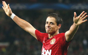 Javier Hernández - Uefa Champions League action from third round of ...