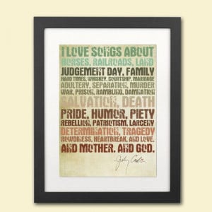 Typography Print Johnny Cash Quote Neutral by ThePDXPhotographer, $35 ...