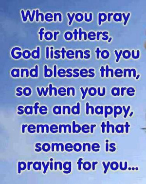 So Pray For Others.....