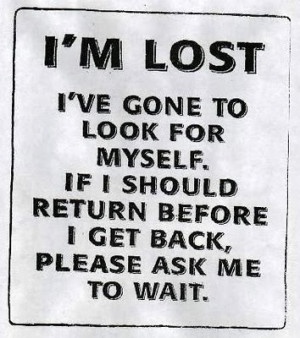 Feeling a bit lost.....