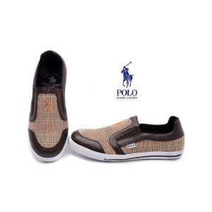 Ralph Lauren Polo Mens Casual Lines Shoes Brown