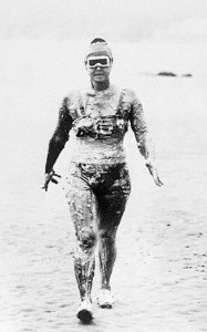 Gertrude Ederle Swimming the English Channel in 1926