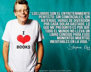 stephen king spanish quotes frases en espanol espanol spanish
