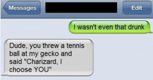 wasn't even that drunk...