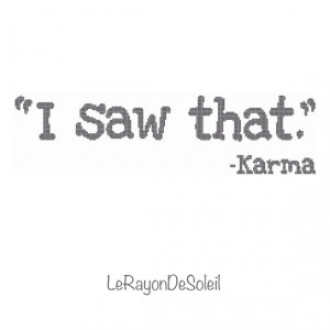 Modern cross stitch pattern karma text funny quotes