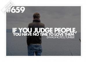 If you judge people quote