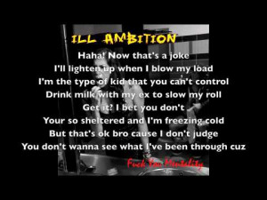 Try and Slow Me - ILL Ambition
