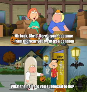 Quagmire Has No Idea What Chris Griffin’s Protective Costume Is On ...