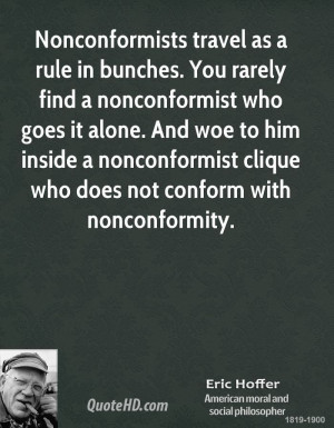... clique who does not conform with nonconformity.