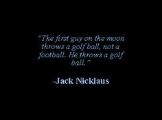 ... golf ball, not a football. He throws a golf ball.