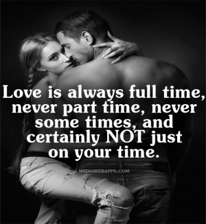 Part Time Lover Quotes