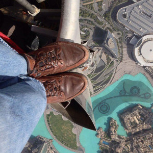 ... walk on highest building in the world, Dubai | Photo by Joe McNally