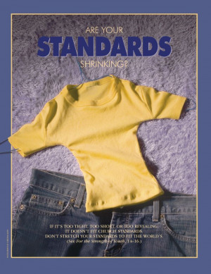 Are your standards shrinking? Mormon Ads #modesty #lds