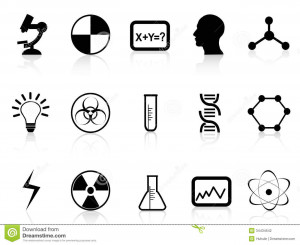 Black Science Symbols Stock Photography - Image: 34434642