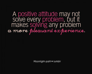 ... problem but it makes solving any problem a more pleasant experience