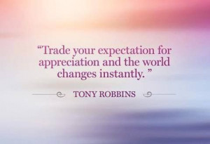 Trade your expectations.....