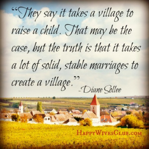 It Takes Healthy Marriages to Create a Village
