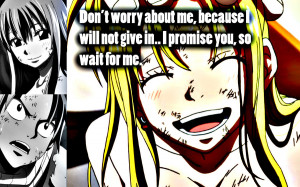 Fairy Tail Lucy Quotes