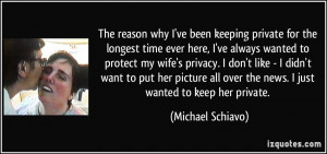 The reason why I've been keeping private for the longest time ever ...