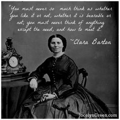 Clara Barton quote