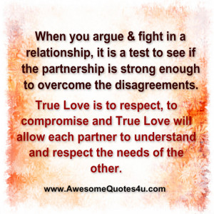 When you argue & fight in a relationship, it is a test