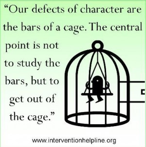 ... of character - recovery sayings and quotes - interventionhelpline.org