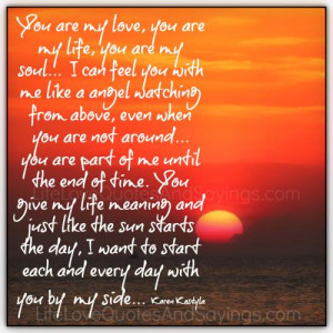 Each and every day with you...