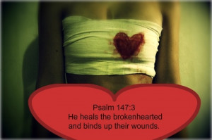 God can heal a broken heart