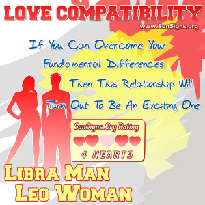 Libra Man Leo Woman Love Compatibility. If You Can Overcome Your ...