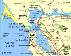 San Francisco Bay Area Detail