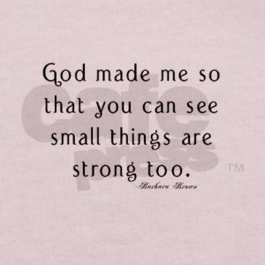 preemie saying c barbara brow T on