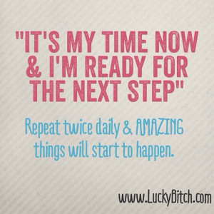 Repeat your mantra TWICE daily! denise duffield thomas quote image www ...