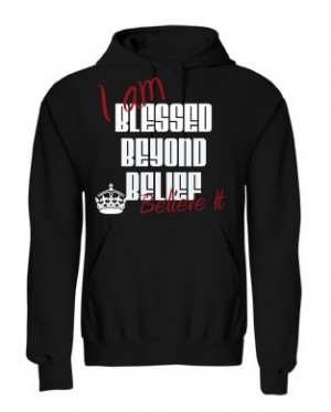 Blessed BeYond Belief Men's hoodie
