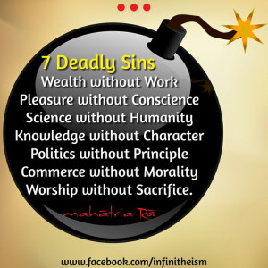 Deadly Sins! #Quotes #infinitheism