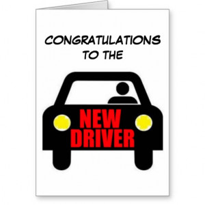 Funny New Driver Quote Cards