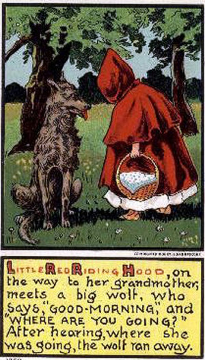 Children, Hoods Illustrations, Illustrations Colour, Red Riding Hood ...
